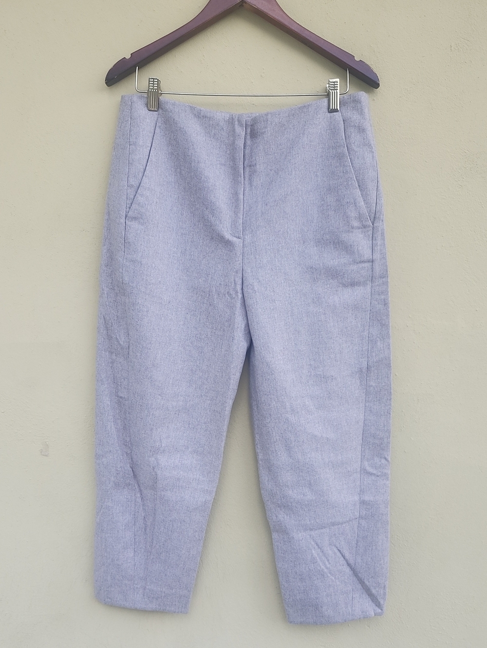 COS Lavender Cropped Straight-Leg Pants